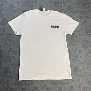 Modelo White Graphic Logo Tee Size Small